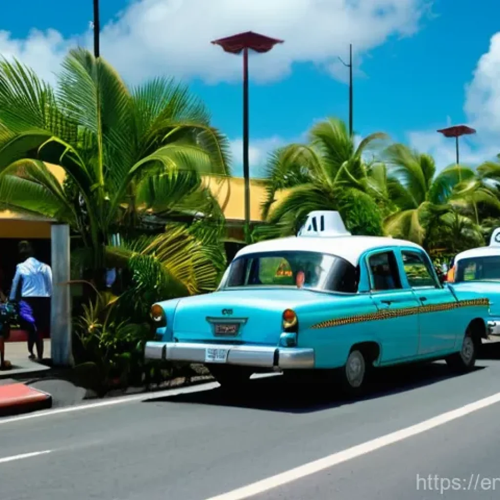 앤티가 바부다 가는 방법 - **Prompt:** A vibrant, wide-angle shot capturing the essence of arriving in Antigua. The foreground ...